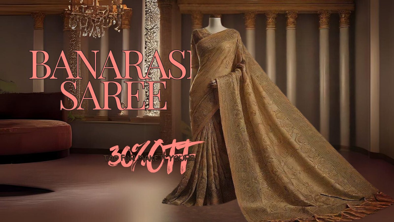 banarasi silk saree offer