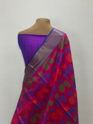 Tanchui Organza Silk Saree With Resham Thread Work