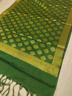 Banarasi Dupatta Kora Silk With Weaving Zari Work