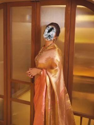 Joytika maam Inspire Saree In Tissue Fabric
