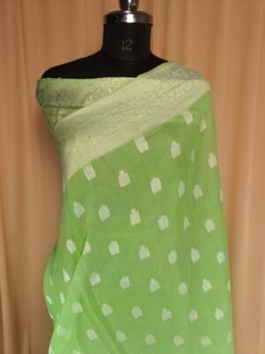 Banarasi Cotton Saree For Party Wear In Boota Work