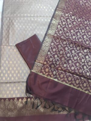 Home Banarasi Cotton Suits in Booti design 2D colour