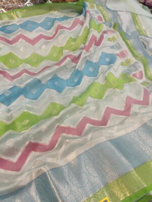 Handicraft Pure Cotton Rangkat Saree