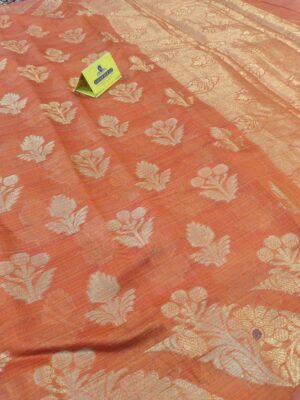 Fancy Floral Boota And Skirt Pallu Saree