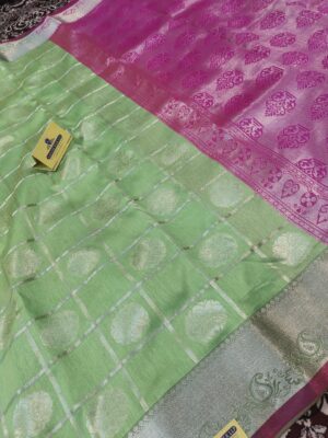 Home Chokra Gola Boota And Contrast Colour Combination Soft Silk saree