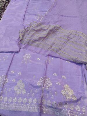 Home Pure Russian Silk Meena Zari Suit With Pure Chiffon Duppata