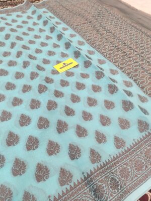 Reshmi Boota Banarasi Cotton Saree